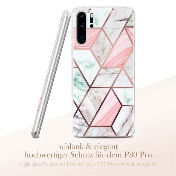 ONEFLOW Sense Case Huawei P30 Pro Marmor Optik – Weiteres Produktbild 2
