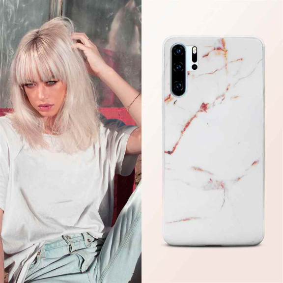 ONEFLOW Sense Case Huawei P30 Pro Marmor Optik – Weiteres Produktbild 4