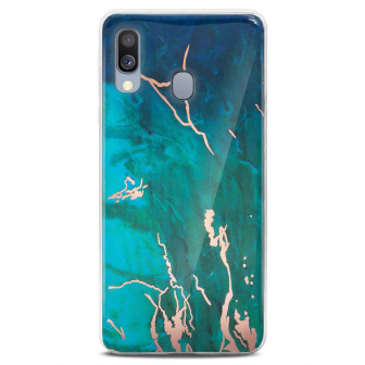 ONEFLOW ONEFLOW Sense Case Samsung Galaxy A40 Marmor Optik – Excitement