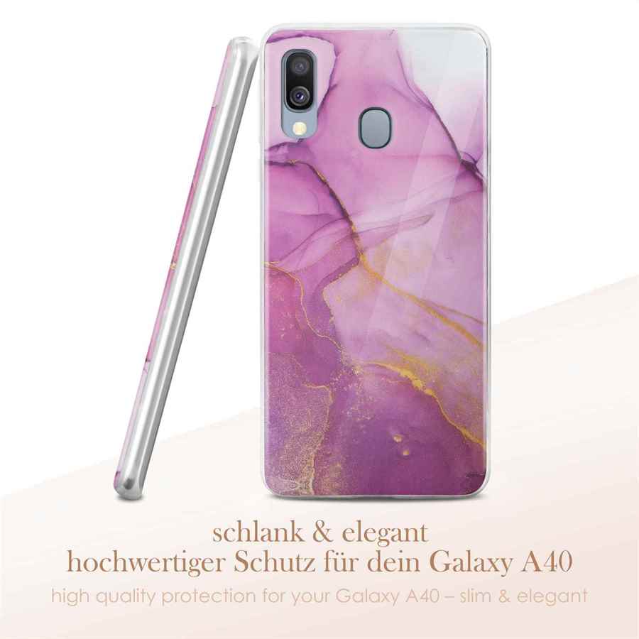 ONEFLOW Sense Case Samsung Galaxy A40 Marmor Optik – Weiteres Produktbild 2 ONEFLOW Sense Case Samsung Galaxy A40 Marmor Optik – Weiteres Produktbild 2
