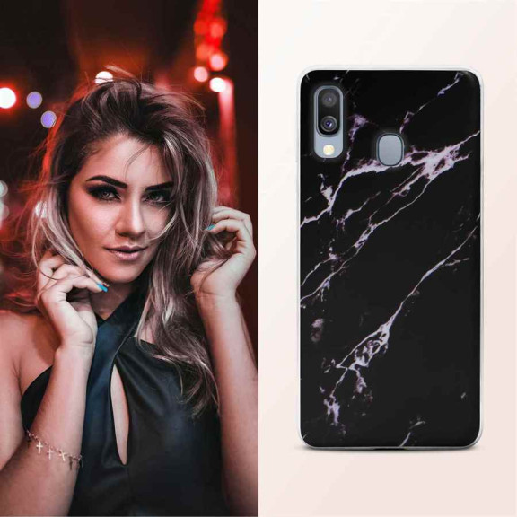 ONEFLOW Sense Case Samsung Galaxy A40 Marmor Optik – Weiteres Produktbild 4