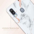 ONEFLOW Sense Case Samsung Galaxy A40 Marmor Optik – Weiteres Produktbild 5
