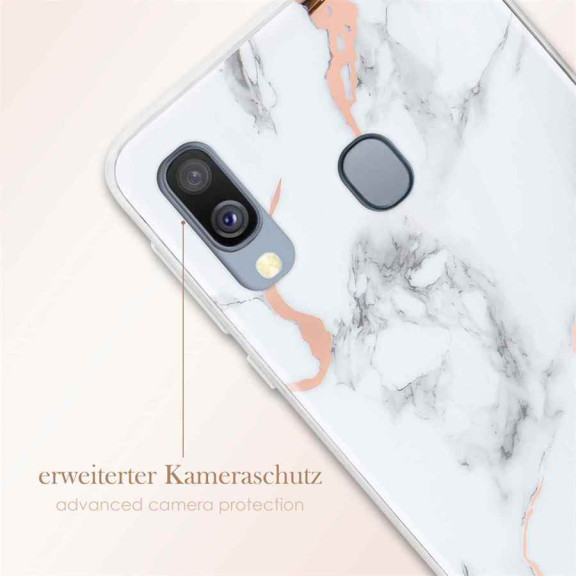 ONEFLOW Sense Case Samsung Galaxy A40 Marmor Optik – Weiteres Produktbild 5