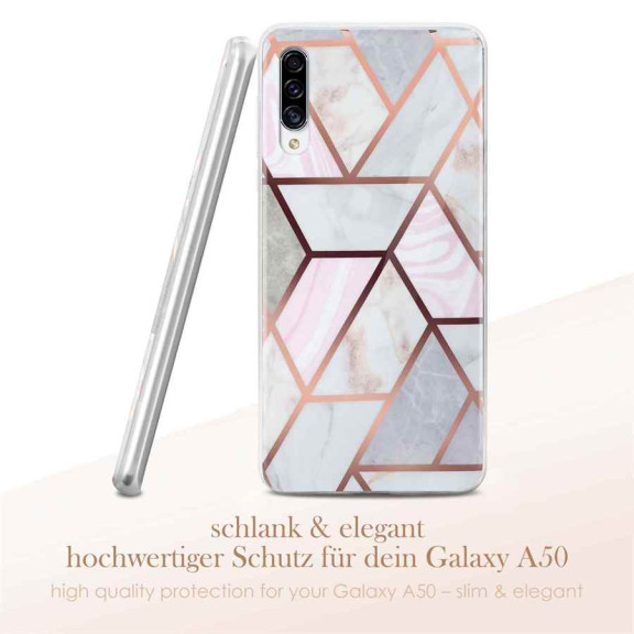 ONEFLOW Sense Case Samsung Galaxy A50 Marmor Optik – Weiteres Produktbild 2