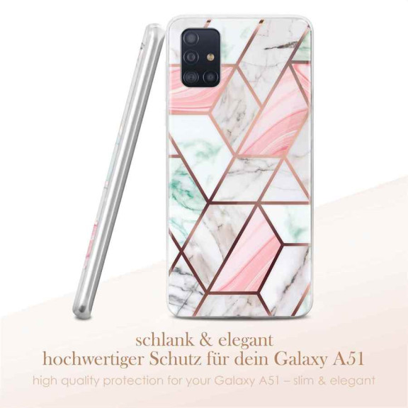 ONEFLOW Sense Case Samsung Galaxy A51 Marmor Optik – Weiteres Produktbild 2 ONEFLOW Sense Case Samsung Galaxy A51 Marmor Optik – Weiteres Produktbild 2