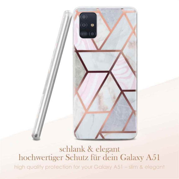 ONEFLOW Sense Case Samsung Galaxy A51 Marmor Optik – Weiteres Produktbild 2 ONEFLOW Sense Case Samsung Galaxy A51 Marmor Optik – Weiteres Produktbild 2