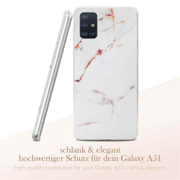 ONEFLOW Sense Case Samsung Galaxy A51 Marmor Optik – Weiteres Produktbild 2 ONEFLOW Sense Case Samsung Galaxy A51 Marmor Optik – Weiteres Produktbild 2