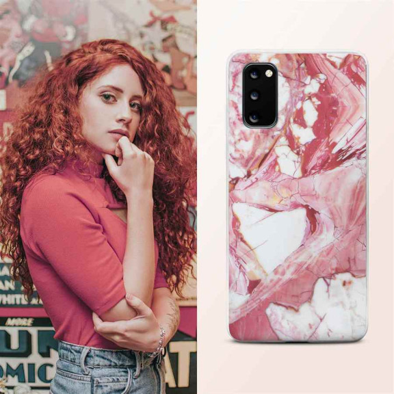 ONEFLOW Sense Case Samsung Galaxy S20 Marmor Optik – Weiteres Produktbild 4