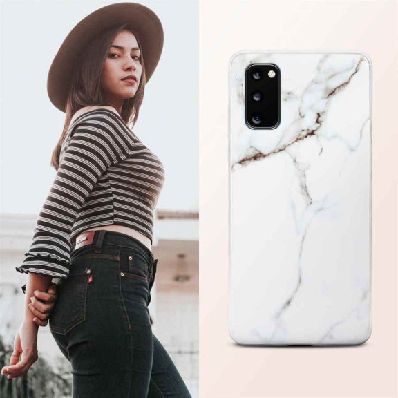 ONEFLOW Sense Case Samsung Galaxy S20 Marmor Optik – Weiteres Produktbild 4 ONEFLOW Sense Case Samsung Galaxy S20 Marmor Optik – Weiteres Produktbild 4
