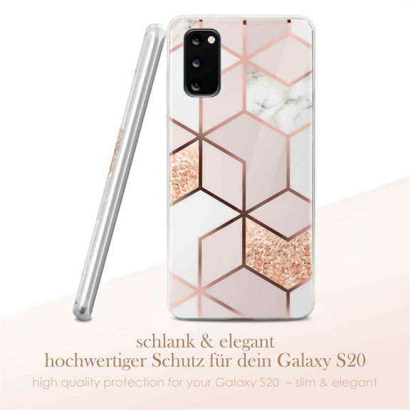 ONEFLOW Sense Case Samsung Galaxy S20 Marmor Optik – Weiteres Produktbild 2
