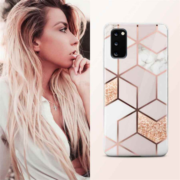 ONEFLOW Sense Case Samsung Galaxy S20 Marmor Optik – Weiteres Produktbild 4