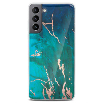 ONEFLOW ONEFLOW Sense Case Samsung Galaxy S21 Plus Marmor Optik – Excitement