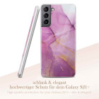 ONEFLOW Sense Case Samsung Galaxy S21 Plus Marmor Optik – Weiteres Produktbild 2