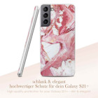 ONEFLOW Sense Case Samsung Galaxy S21 Plus Marmor Optik – Weiteres Produktbild 2