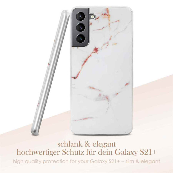 ONEFLOW Sense Case Samsung Galaxy S21 Plus Marmor Optik – Weiteres Produktbild 2
