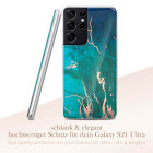 ONEFLOW Sense Case Samsung Galaxy S21 Ultra Marmor Optik – Weiteres Produktbild 2