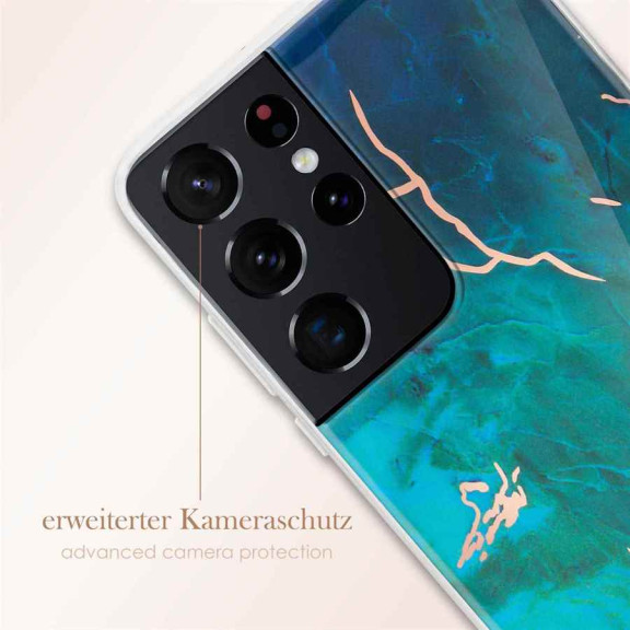 ONEFLOW Sense Case Samsung Galaxy S21 Ultra Marmor Optik – Weiteres Produktbild 5