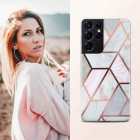 ONEFLOW Sense Case Samsung Galaxy S21 Ultra Marmor Optik – Weiteres Produktbild 4