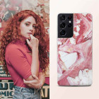 ONEFLOW Sense Case Samsung Galaxy S21 Ultra Marmor Optik – Weiteres Produktbild 4