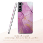 ONEFLOW Sense Case Samsung Galaxy S21 Marmor Optik – Weiteres Produktbild 2
