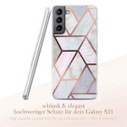 ONEFLOW Sense Case Samsung Galaxy S21 Marmor Optik – Weiteres Produktbild 2