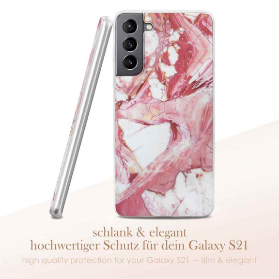 ONEFLOW Sense Case Samsung Galaxy S21 Marmor Optik – Weiteres Produktbild 2 ONEFLOW Sense Case Samsung Galaxy S21 Marmor Optik – Weiteres Produktbild 2