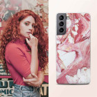 ONEFLOW Sense Case Samsung Galaxy S21 Marmor Optik – Weiteres Produktbild 4