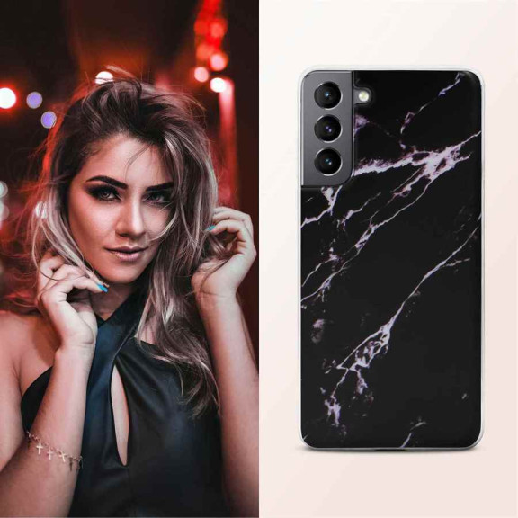 ONEFLOW Sense Case Samsung Galaxy S21 Marmor Optik – Weiteres Produktbild 4