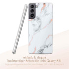 ONEFLOW Sense Case Samsung Galaxy S21 Marmor Optik – Weiteres Produktbild 2