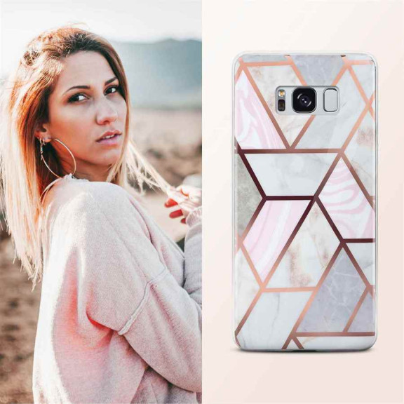 ONEFLOW Sense Case Samsung Galaxy S8 Marmor Optik – Weiteres Produktbild 4