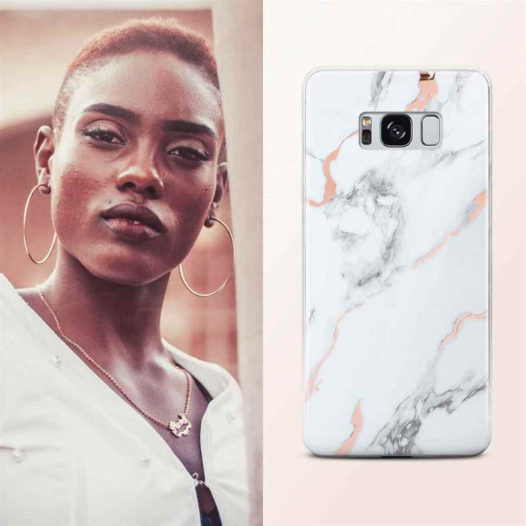 ONEFLOW Sense Case Samsung Galaxy S8 Marmor Optik – Weiteres Produktbild 4