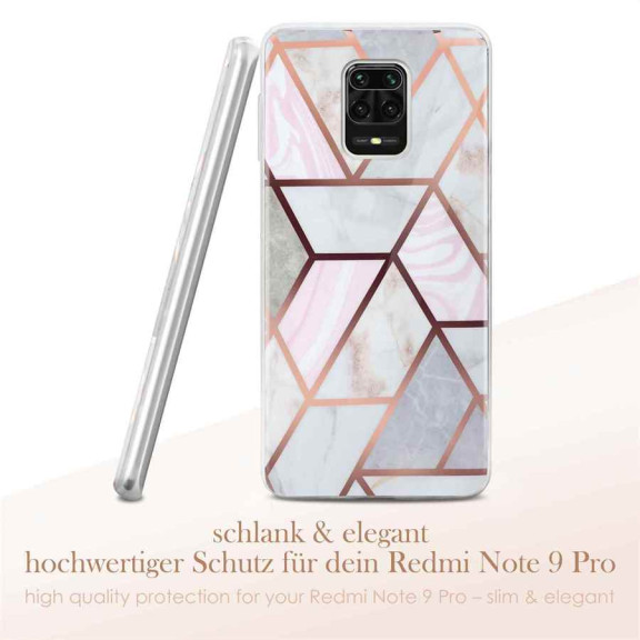 ONEFLOW Sense Case Redmi Note 9 Pro Marmor Optik – Weiteres Produktbild 2