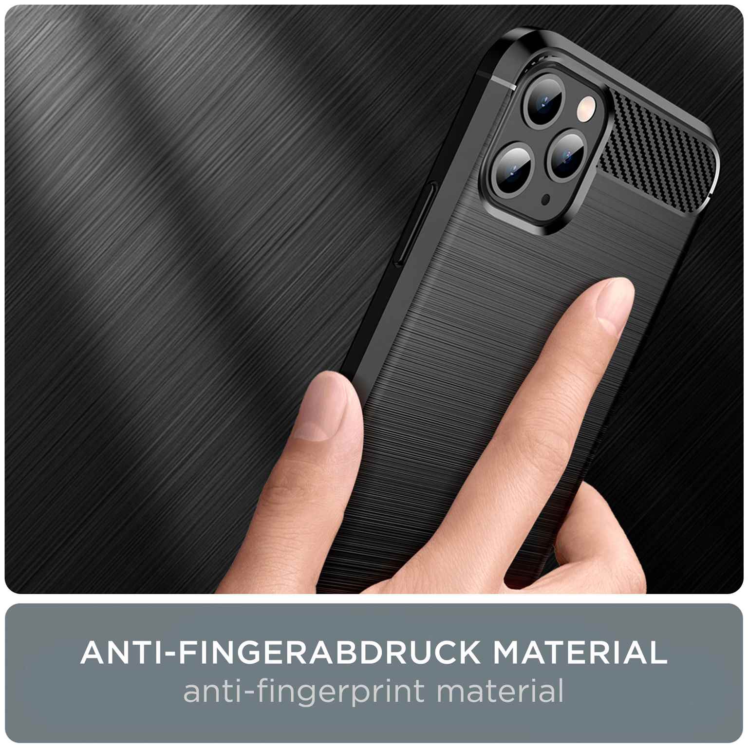 ONEFLOW Shift Case iPhone 11 Pro Carbon Optik gebürstet – Weiteres Produktbild 4 ONEFLOW Shift Case iPhone 11 Pro Carbon Optik gebürstet – Weiteres Produktbild 4