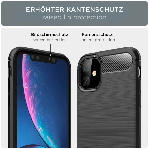 ONEFLOW Shift Case iPhone 11 Carbon Optik gebürstet – Weiteres Produktbild 2 ONEFLOW Shift Case iPhone 11 Carbon Optik gebürstet – Weiteres Produktbild 2