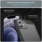 ONEFLOW Shift Case iPhone 12 mini Carbon Optik gebürstet – Weiteres Produktbild 2
