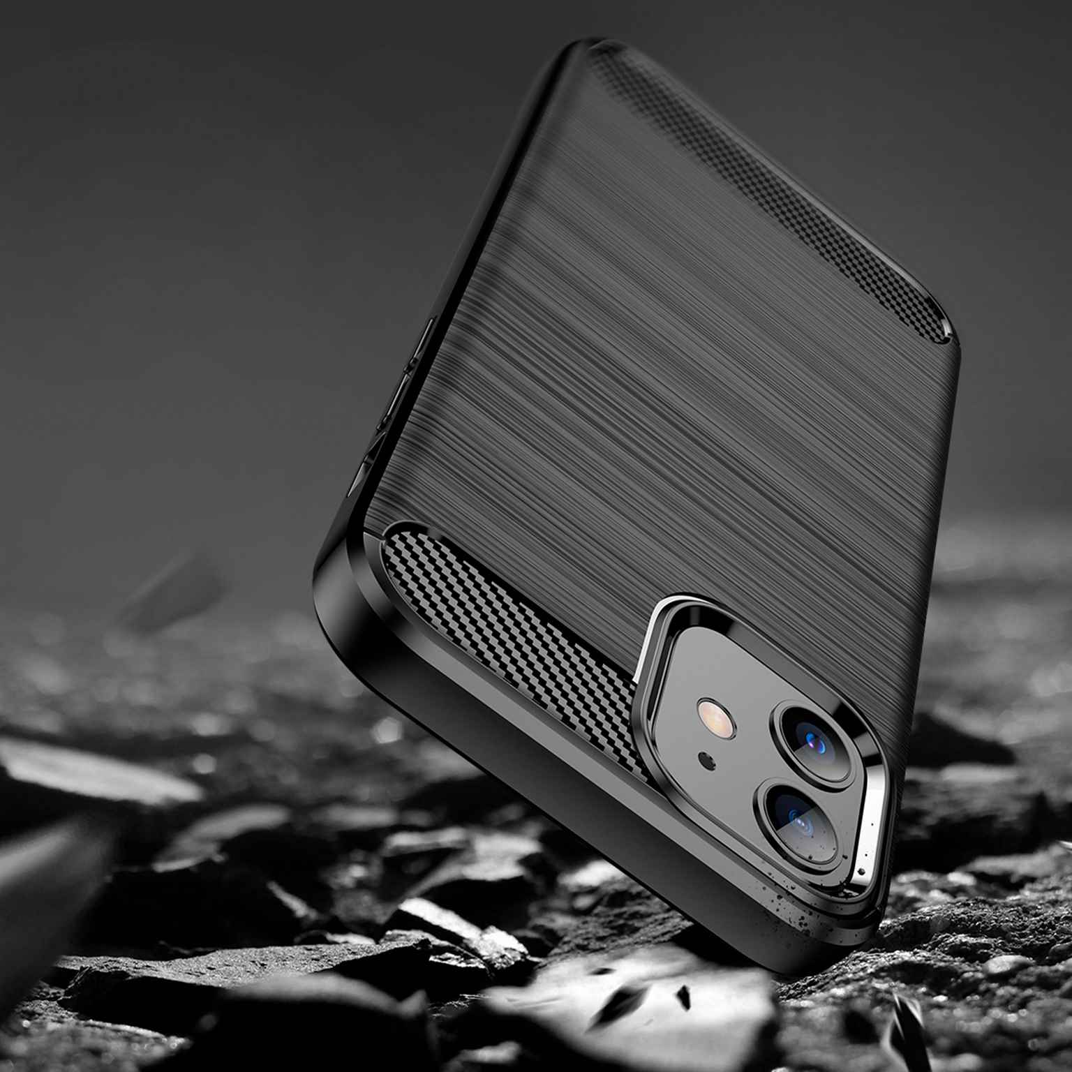 ONEFLOW Shift Case iPhone 12 mini Carbon Optik gebürstet – Weiteres Produktbild 3