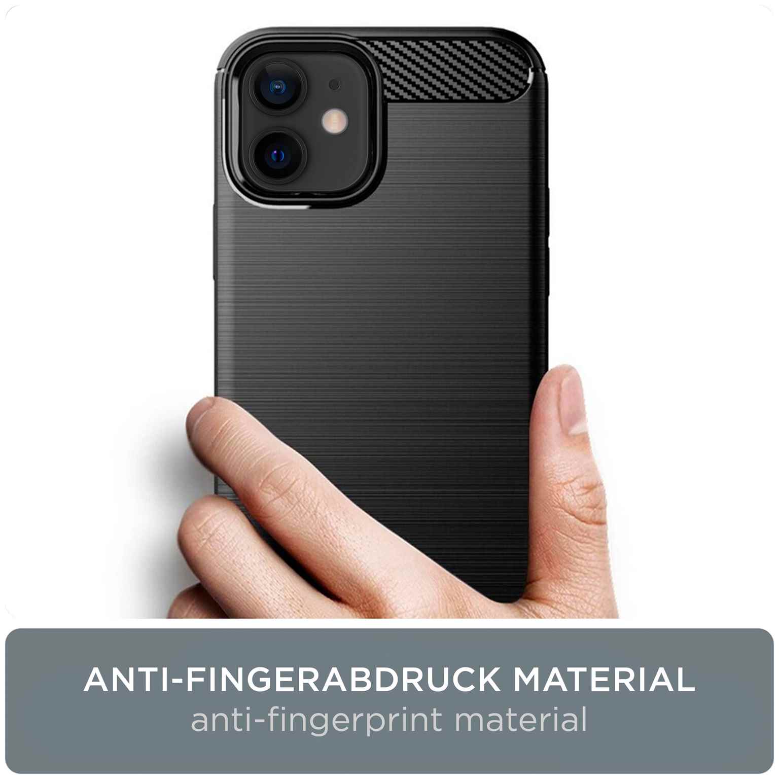 ONEFLOW Shift Case iPhone 12 Carbon Optik gebürstet – Weiteres Produktbild 4 ONEFLOW Shift Case iPhone 12 Carbon Optik gebürstet – Weiteres Produktbild 4