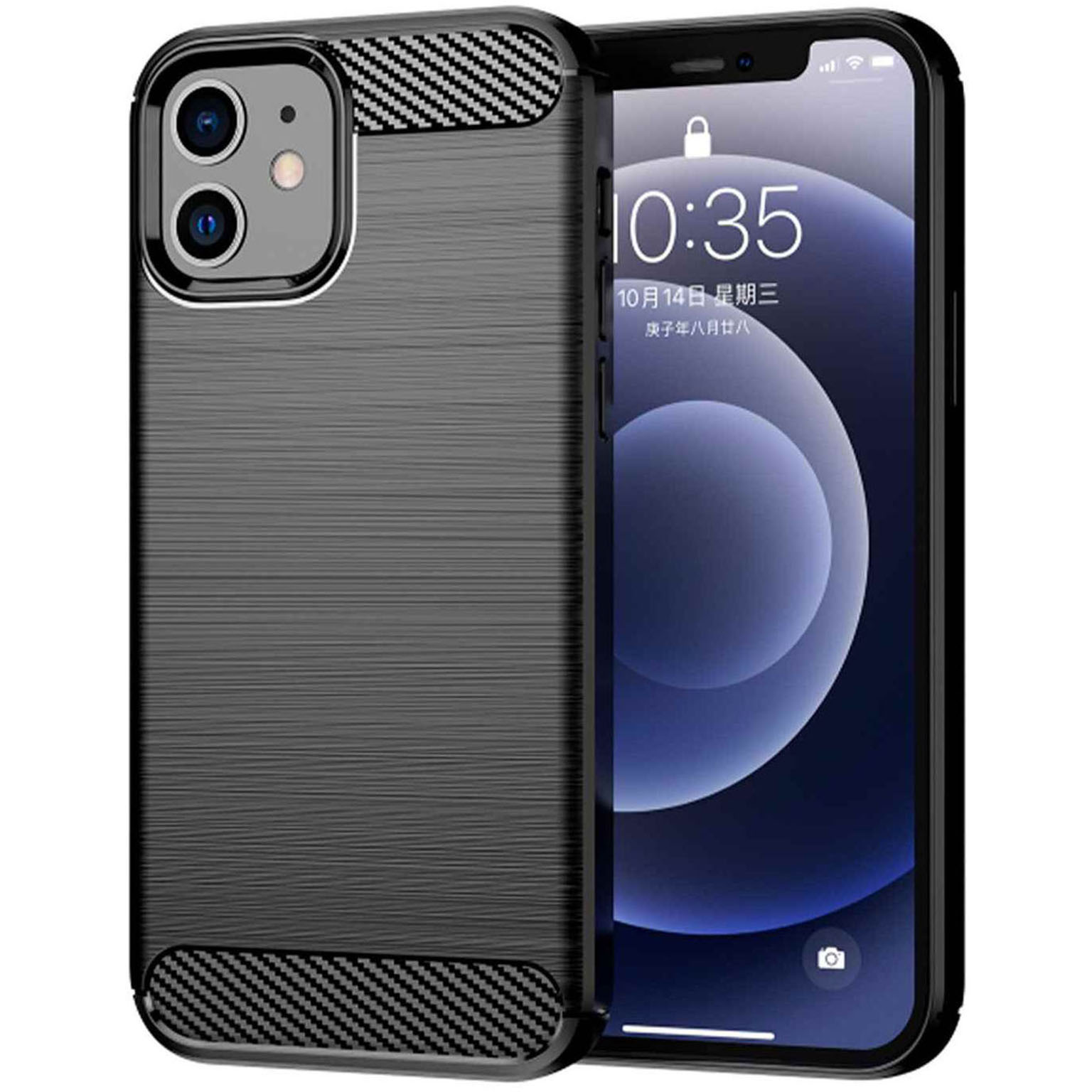 ONEFLOW Shift Case iPhone 12 Pro Carbon Optik gebürstet – undefined
