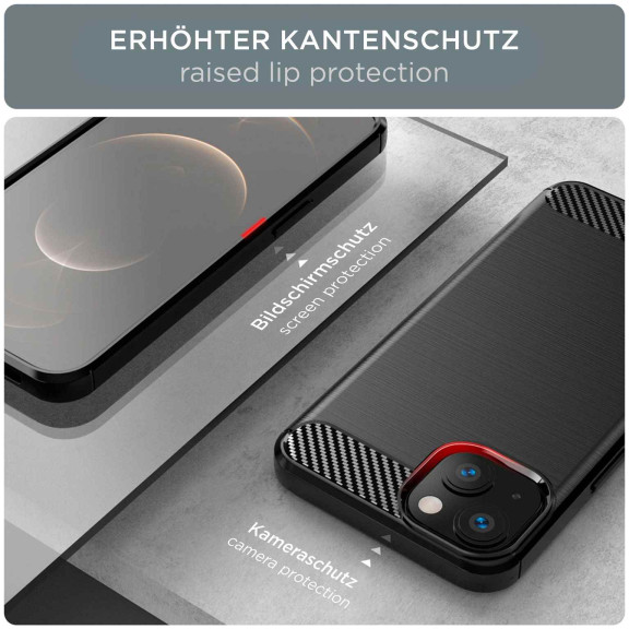 ONEFLOW Shift Case iPhone 13 mini Carbon Optik gebürstet – Weiteres Produktbild 2
