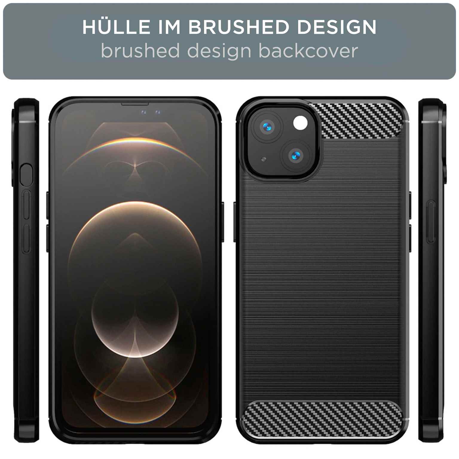 ONEFLOW Shift Case iPhone 13 mini Carbon Optik gebürstet – Weiteres Produktbild 6 ONEFLOW Shift Case iPhone 13 mini Carbon Optik gebürstet – Weiteres Produktbild 6
