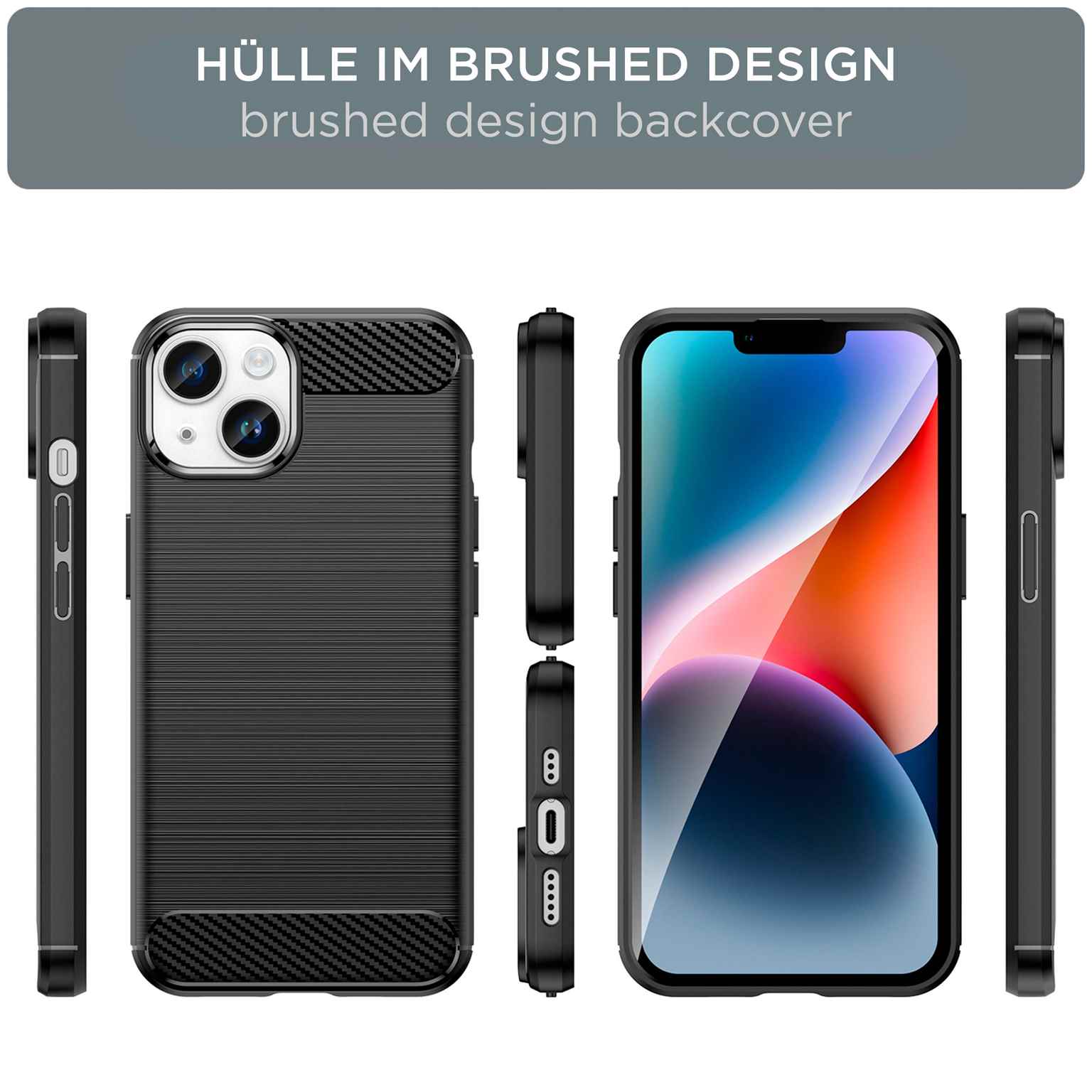 ONEFLOW Shift Case iPhone 14 Carbon Optik gebürstet – Weiteres Produktbild 6 ONEFLOW Shift Case iPhone 14 Carbon Optik gebürstet – Weiteres Produktbild 6