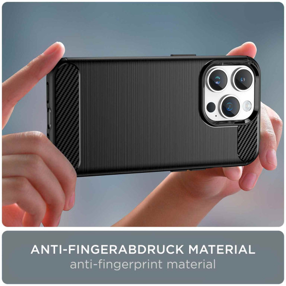 ONEFLOW Shift Case iPhone 15 Pro Max Carbon Optik gebürstet – Weiteres Produktbild 4 ONEFLOW Shift Case iPhone 15 Pro Max Carbon Optik gebürstet – Weiteres Produktbild 4