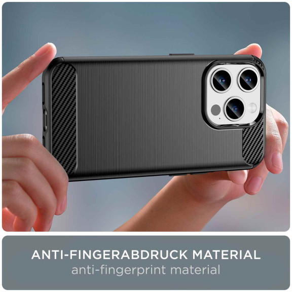 ONEFLOW Shift Case iPhone 15 Pro Carbon Optik gebürstet – Weiteres Produktbild 4