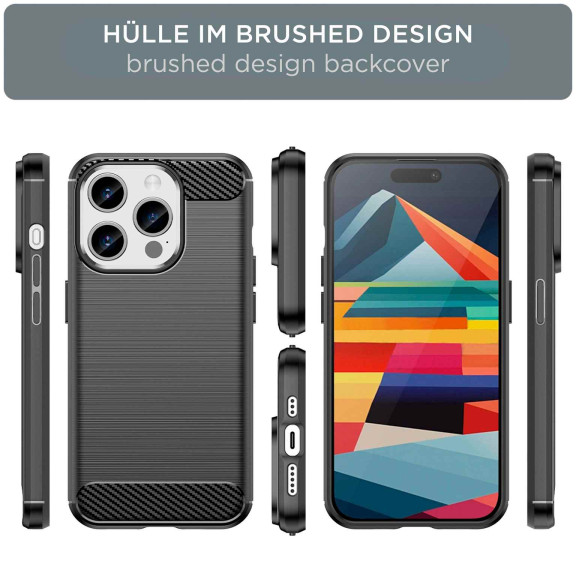 ONEFLOW Shift Case iPhone 15 Pro Carbon Optik gebürstet – Weiteres Produktbild 6 ONEFLOW Shift Case iPhone 15 Pro Carbon Optik gebürstet – Weiteres Produktbild 6