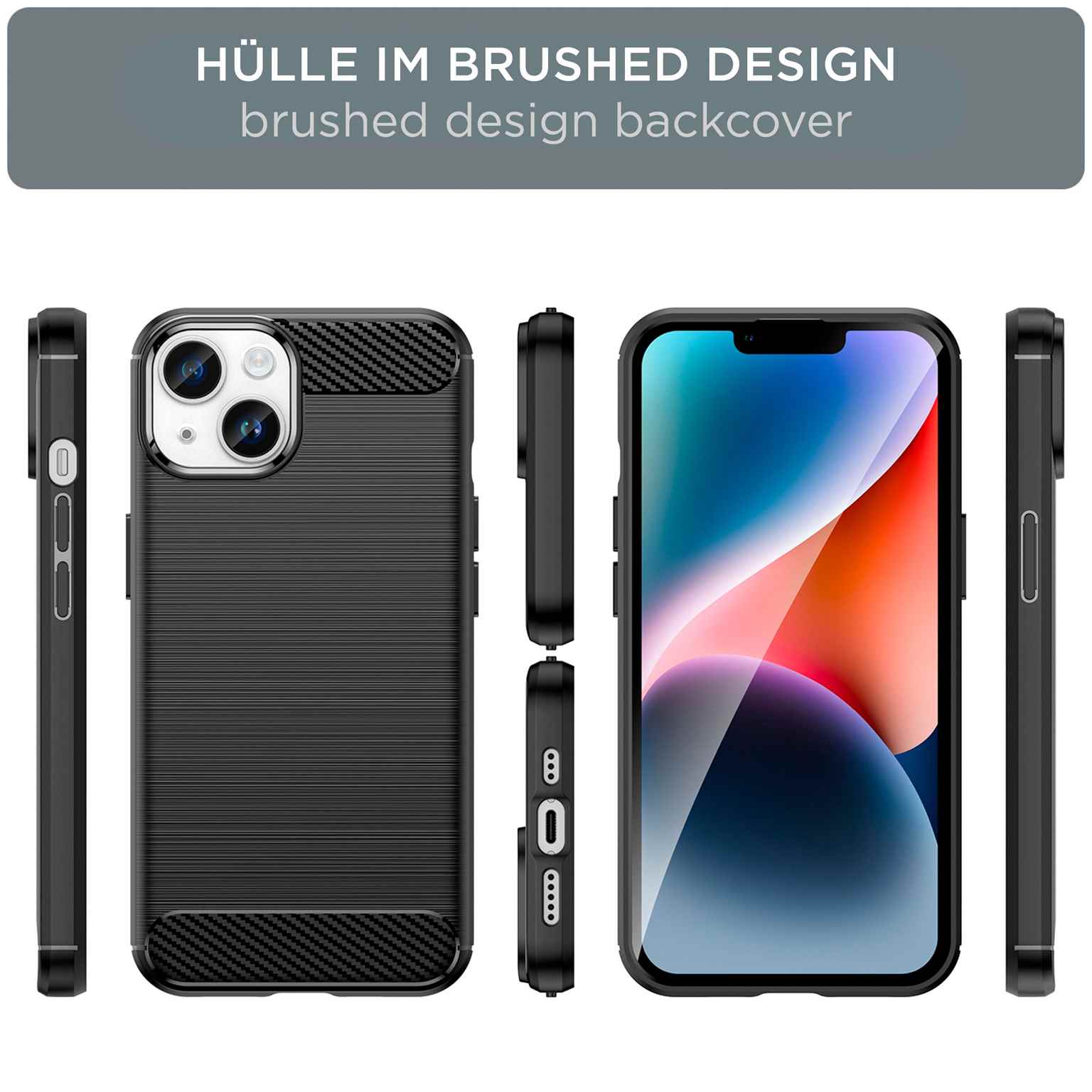 ONEFLOW Shift Case iPhone 15 Carbon Optik gebürstet – Weiteres Produktbild 6 ONEFLOW Shift Case iPhone 15 Carbon Optik gebürstet – Weiteres Produktbild 6