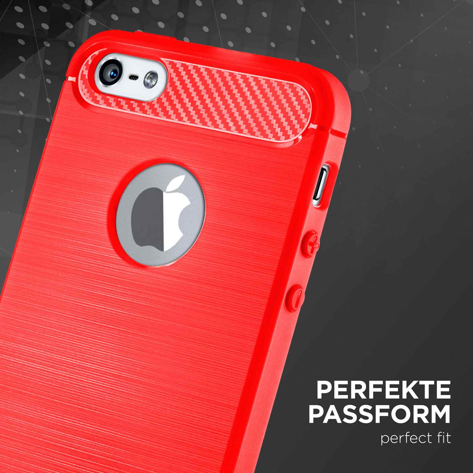 ONEFLOW Shift Case iPhone 5 Carbon Optik gebürstet – Weiteres Produktbild 2