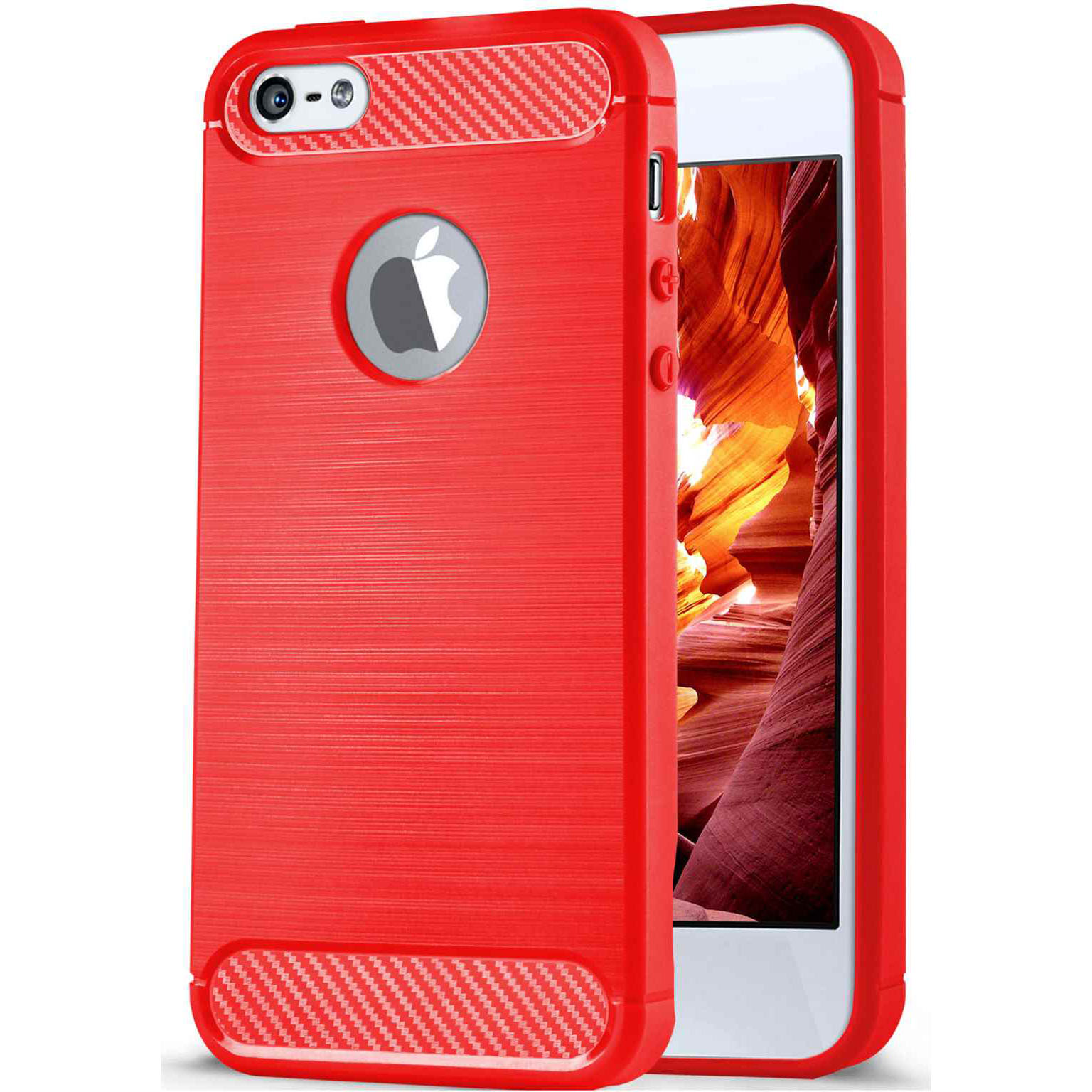 ONEFLOW Shift Case iPhone 5s Carbon Optik gebürstet – undefined