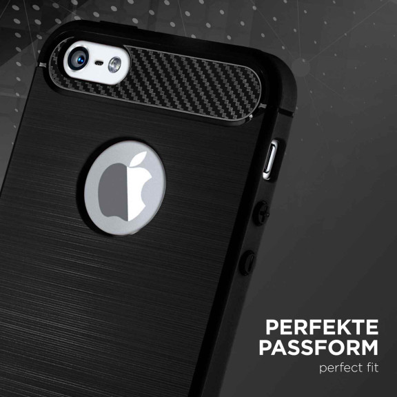 ONEFLOW Shift Case iPhone 5s Carbon Optik gebürstet – Weiteres Produktbild 2