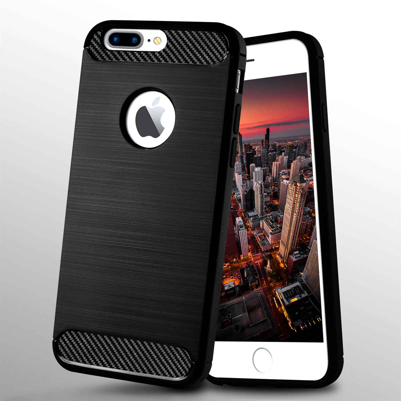 ONEFLOW Shift Case iPhone 7 Plus Carbon Optik gebürstet – Weiteres Produktbild 5