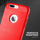 ONEFLOW Shift Case iPhone 8 Plus Carbon Optik gebürstet – Produktbild 2